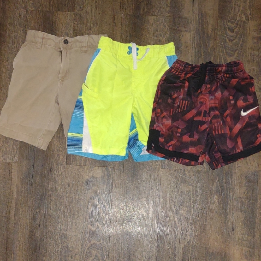 Nike Red and Black Athletic Shorts